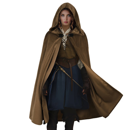 Cloaked Mystique: Unisex Brown Cosplay Cape