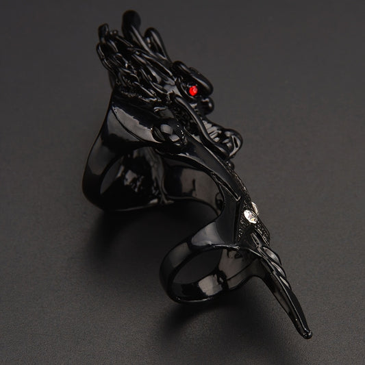 Dragon Eagle Skull Full Finger Claw Ring