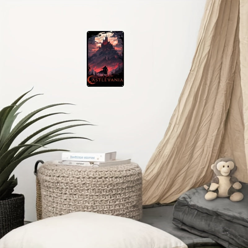 Metal Wall Sign - Castlevania Style