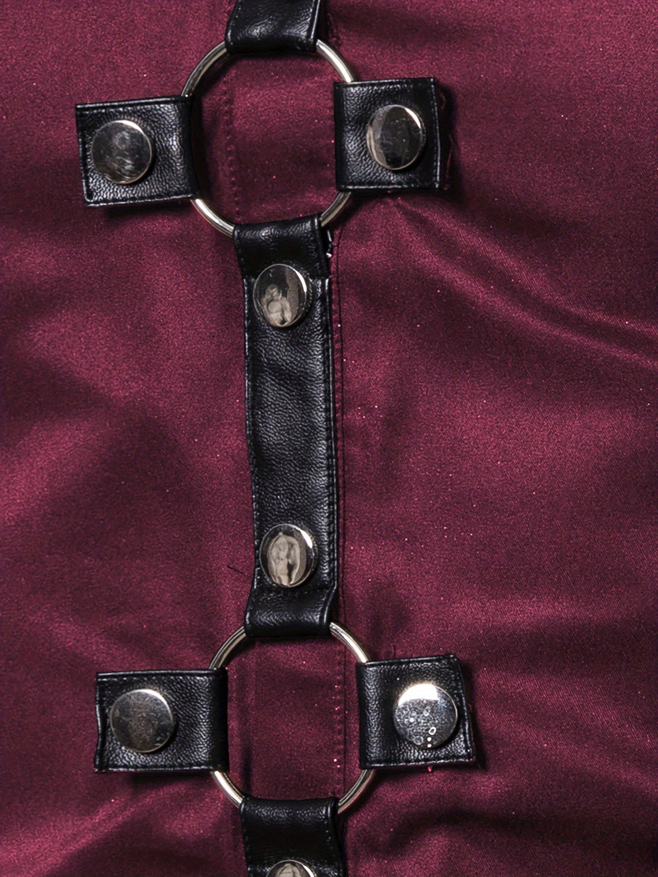 Gothic Slim Fit Long Sleeve Club Shirt for Men