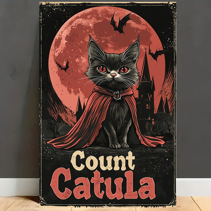 Count Barkula Vampire Pet Art Poster