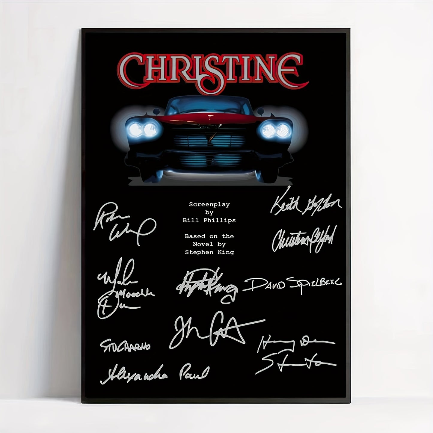 Christine — Vintage Canvas Wall Art Poster