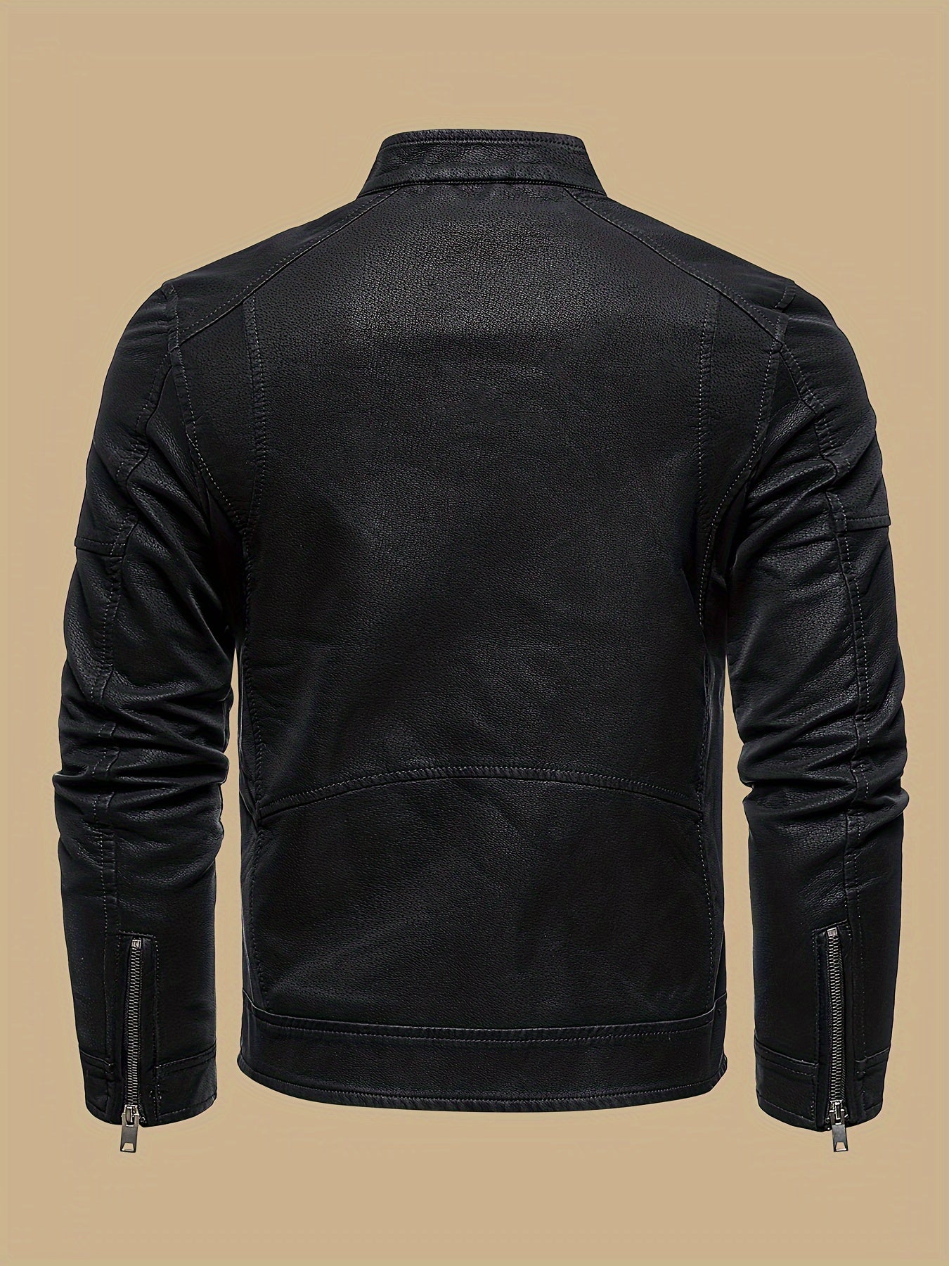 Revved Up Vintage Faux Leather Biker Jacket